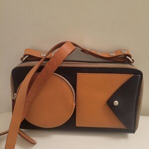 Orla Kiely "Folio" Leather Crossnody Purse
